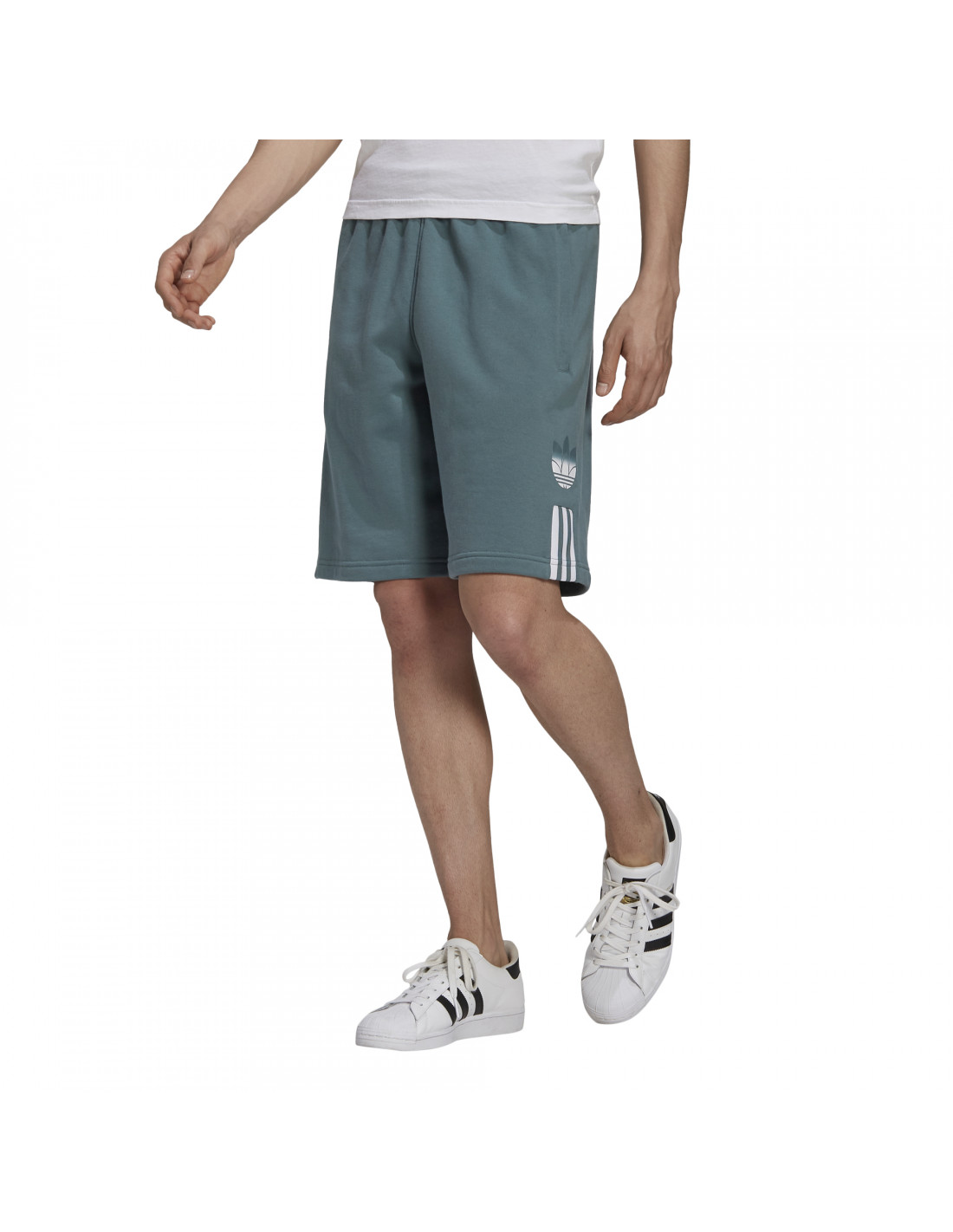 Pantalón corto adidas Originals 3D Trefoil Ombré Short Tamaño ropa chico Color Azul