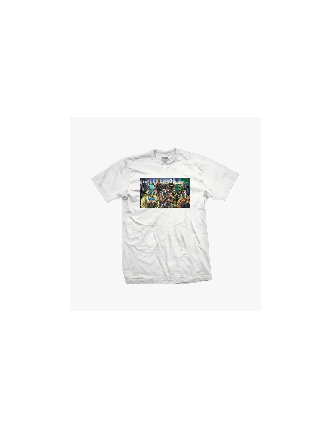 Camiseta DGK Cartel Tee Tamaño ropa chico S Color Blanco