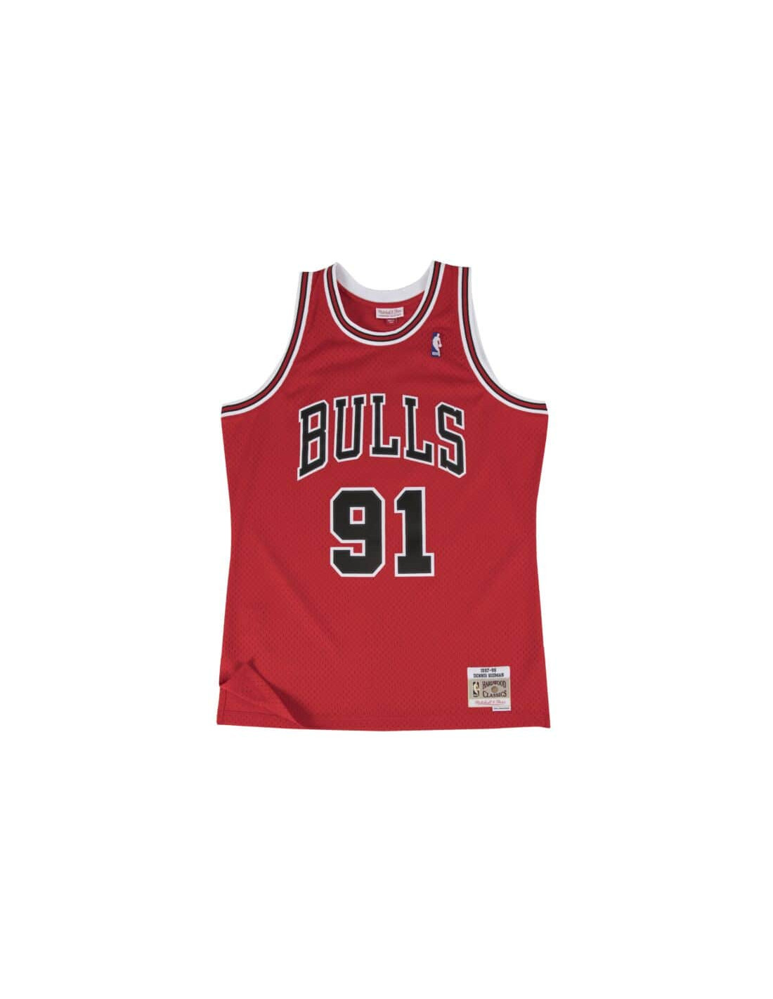 Camiseta NBA & Chicago Bulls Rodman Tamaño chico S Color Rojo